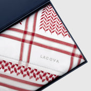 شماغ لاكوفا نيفي أحمر