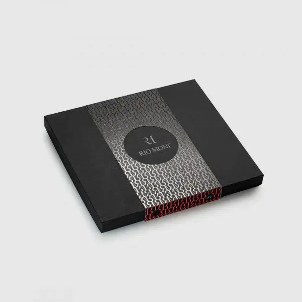 شماغ ريو مونت كلاسيكي أحمر مع محفظة من ألياف الكربون